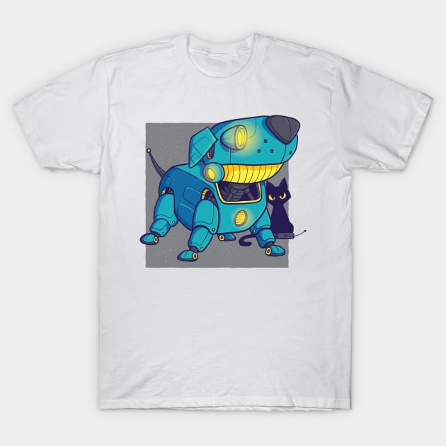 Robot Dog T-Shirt by madeinchorley